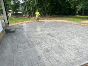 STAMP CONCRETE PATIO